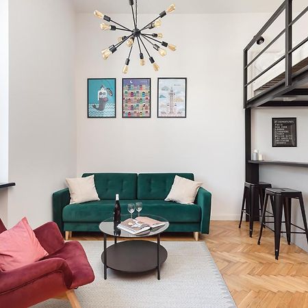 Stylowe Studio Z Antresola Warszawa Kültér fotó