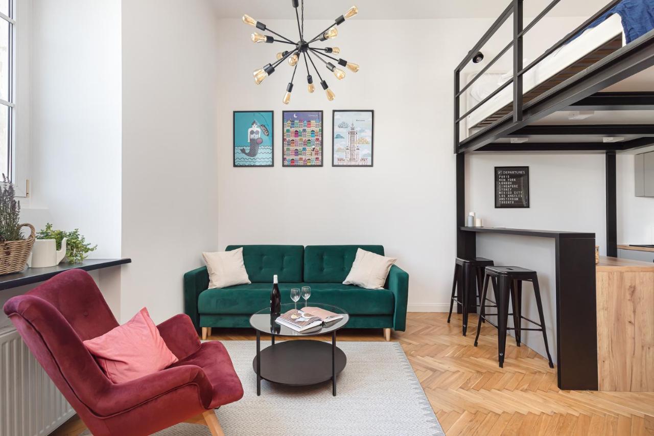 Stylowe Studio Z Antresola Warszawa Kültér fotó