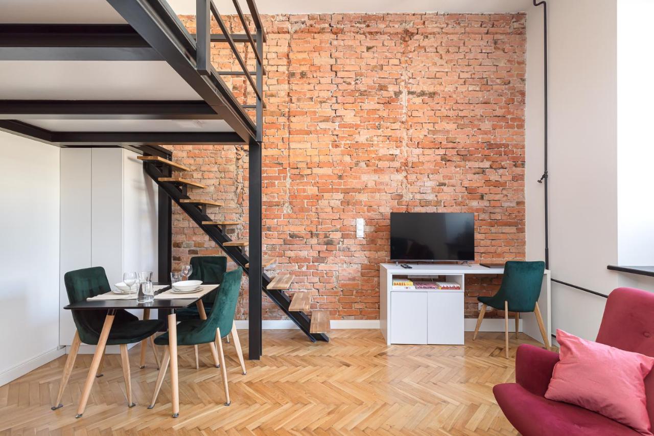 Stylowe Studio Z Antresola Warszawa Kültér fotó